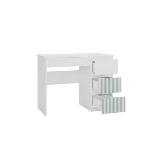ADGO - Schreibtisch Mint - Schreibtisch Mijas Arteso mit Schubladen - Computertisch mit Stauraum - für Kinderzimmer, Jugendzimmer, Home Office - 98x51x76cm - Rechts ADGO - Schreibtisch Mint - Schreibtisch Mijas Arteso mit Schubladen - Computertisch mit Stauraum - für Kinderzimmer, Jugendzimmer, Home Office - 98x51x76cm - Rechts von ADGO