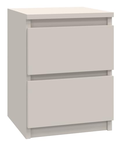 ADGO - Nachttisch Kaschmir - Nachtschrank Malwa mit 2 Schubladen - Solide Konstruktion - Modernes und minimalistisches Design - Hochwertige Verarbeitung - 30x30x40cm ADGO - Nachttisch Kaschmir - Nachtschrank Malwa mit 2 Schubladen - Solide Konstruktion - Modernes und minimalistisches Design - Hochwertige Verarbeitung - 30x30x40cm von ADGO