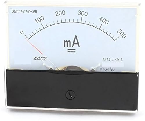 44C2 Zeigertyp Analog Current Panel Meter DC 0-500mA Amperemeter Schaltungsprüfung 1 Stücke(0-15A) von ADGVECNF