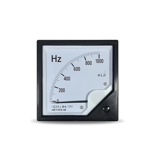 6L2 IF Frequenztabelle 100 V 1000 Hz 1500 Hz 2000 Hz Zeiger 80 x 80 mm 450 Hz 1 Stück(AC 600Hz-100V) von ADGVECNF