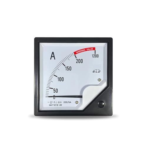 6l2 6x Überlast Amperemeter 50/5 600A 4800A Pointer Mit Cache Meter 80 * 80 1Pcs(AC 75-5A 450A) von ADGVECNF