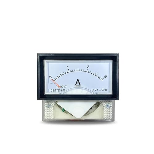 85C17 DC Amperemeter 30mA 50mA 500mA 1A 2A 3A 5A 10A 15A Zeigerschaltung Instrument Schwarz Meter Rechteckig 1Pcs(DC 400A 75mV) von ADGVECNF