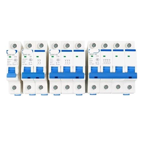 AC MCB Typ C 230/400 V 50 HZ/60 HZ Leistungsschalter 1P 2P 3P 4P 32A 63A 1 Stücke(2P,10A) von ADGVECNF