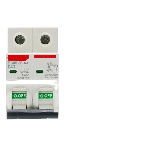 AC MCB Typ C 230V 50/60HZ Leistungsschalter Überspannungsschutz 6A-20A 1P+N 1St(32A) von ADGVECNF