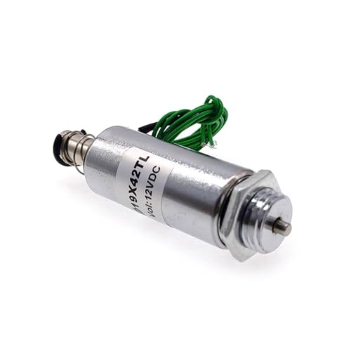 DC 12V 24V Elektromagnet Push Tube Typ Magnetspule Spalte Push-Pull-Elektromagnet 19X42TL 1Pcs(12V) von ADGVECNF