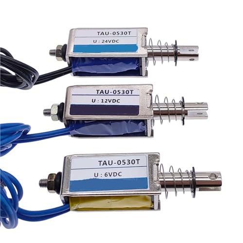 DC 12V 24V Push-Pull-Typ Rahmen Elektromagnet 0530T Reise Entfernung 10mm Haltekraft 700g Solenoid 1Pcs(6V) von ADGVECNF