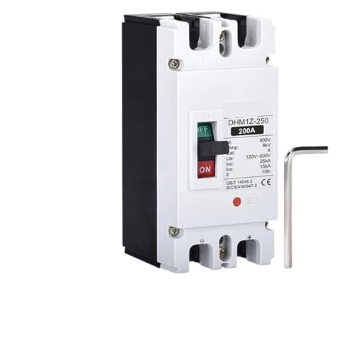 DC MCCB Circuit Breaker 500V 400A 630A Solar Trennschalter Hohe Strom Protector 1Pcs(200A) von ADGVECNF