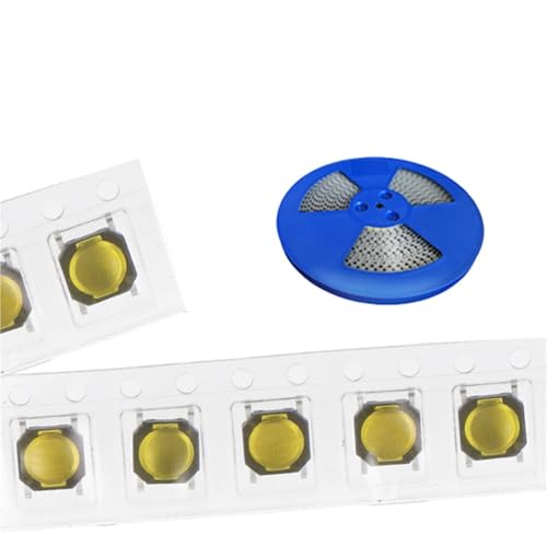 DC12V 50mA Membran Schalter 4x4x 0,8 MM 4X4X0,8mm Taktile Push Button Switch Tact 4 Pin 4 * 4 * 0,8mm Schalter Schalter 50Pcs(4x4x0.8mm (braided)) von ADGVECNF