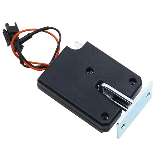 DC3v 5v 12v Kleine Draht Elektrische Steuerung Lock Kunststoff Elektrische Lock Lagerung Schrank Türschloss 1Pcs(DC3V) von ADGVECNF