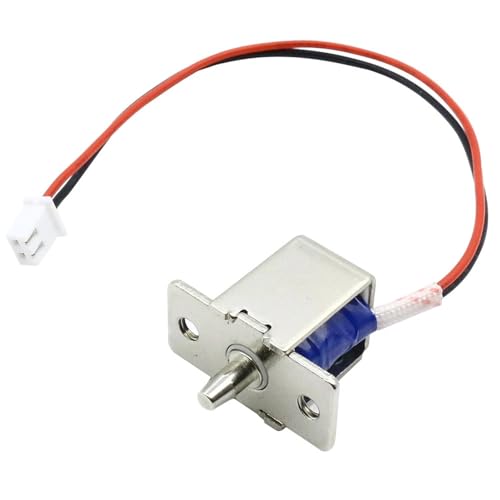 DC5v 12v Kleines elektronisches Riegelschloss Mini-Solenoid-Elektromagnet Elektroschloss Verdecktes elektronisches Schloss Türschloss 1St(DC12V) von ADGVECNF