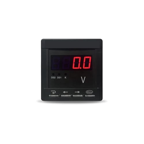 Intelligentes einphasiges Digitalvoltmeter AC Ac500v DC Dc600v Alarmausgang 4-20mars485220 1Pcs(AC DC 96x96mm 500V) von ADGVECNF