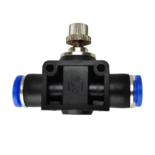 LSA-Typ Pneumatische Fitting 4 6 8 10 12mm Schnelle Verbindung Luftgeschwindigkeit Druckregulierung Drosselventil 10Pcs(LSA4) von ADGVECNF