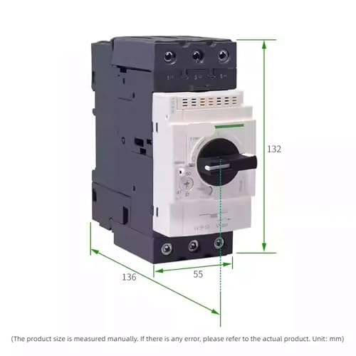 Leistungsschalter GV3P50 Dreipoliger Schutz Schaltstrom 30~80A GV3P40-80A 1St(GV3P80 (70-80A)) von ADGVECNF