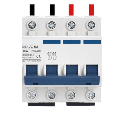 MCB DC 1000V Leistungsschalter 2P 100A 500V Photovoltaik-Leistungsschalter 63A 1P DC250V 2P DC500V 1St(1P DC250V,125A) von ADGVECNF