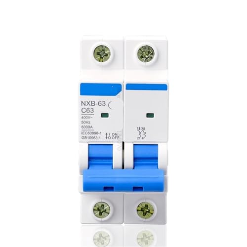NXB-63 2P AC MCB C-Kurve 400V 10A 16A 20A 25A 32A 40A 63A Mini-Leistungsschalter DZ47 Din-Schiene 1 Stücke(16A) von ADGVECNF