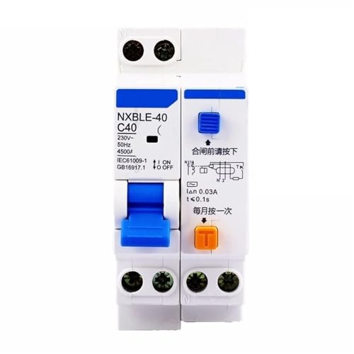 NXBLE-40 DZ30LE EPNL DPNL 230 V 1P + N Leistungsschalter mit Leckageschutz 1 Stücke(25A) von ADGVECNF