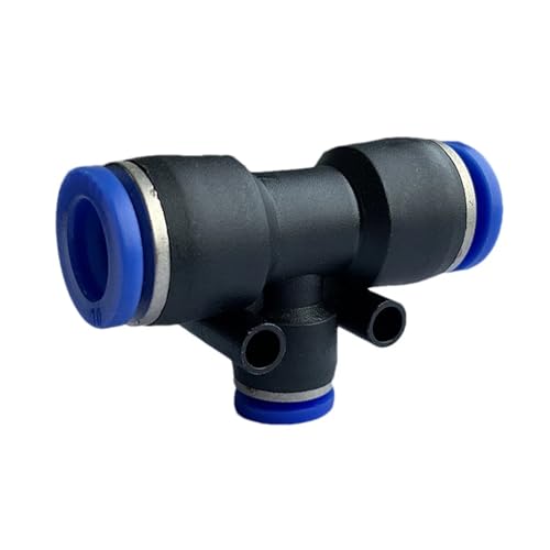 PEG 10 MM - 6 MM Pneumatische Ungleiche Union T-Schnellspann-Montage-Anschluss Reduzierung Koppler PEG10-6 50 Stücke von ADGVECNF