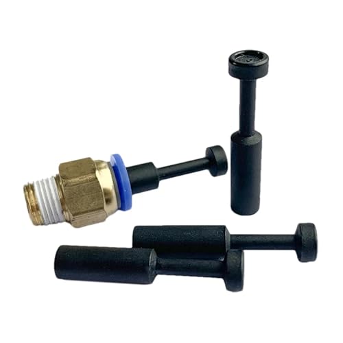 PP4 PP6 PP8 PP10 PP12 Pneumatisches Stanzen von Rohrendkappen, Schlauchsteckverbinder, Kunststoff-Fitting, 5 Stück(8mm) von ADGVECNF