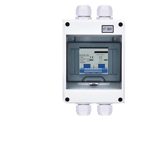 PV Batterie Combiner Box DC Trennen Isolator Schalter Circuit Breaker 63A-150A 12V-500V 1Pcs(HT5 DC12-DC240V,125A) von ADGVECNF