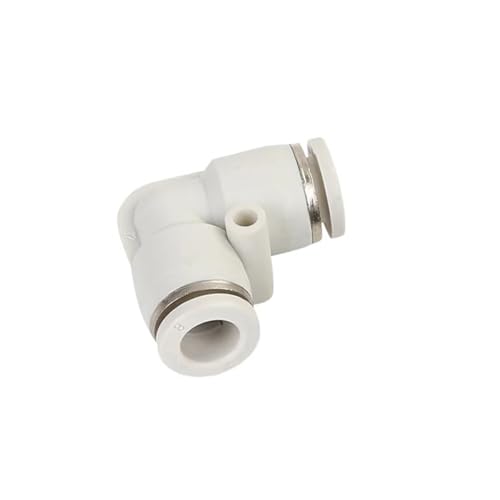 Pneumatische Armaturen Kompressor Luft Rohr Rohr Schlauch Anschluss 4 6 8 10 12mm Schnell Kupplungen PV 1Pcs(PV(White),6mm) von ADGVECNF