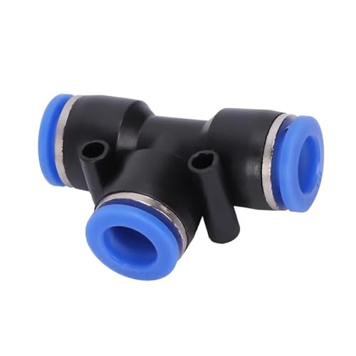 Pneumatische Armaturen Schnellverbinder Luftschlauch Rohrverbinder PEG 4 6 8 10 12mm Push Into Pluglug 20Pcs(PEG 8-4) von ADGVECNF