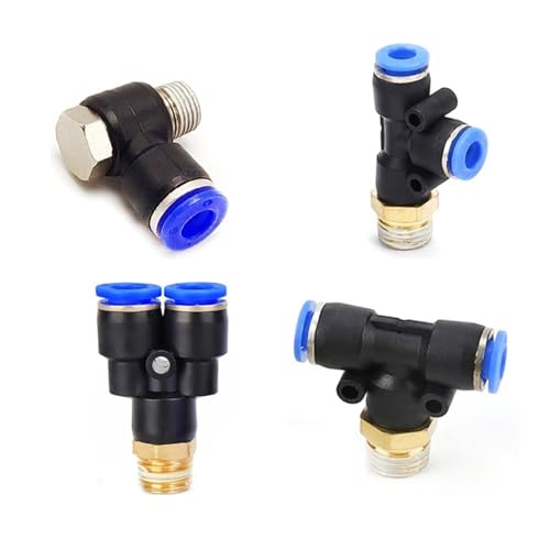 Pneumatischer Anschluss Typ PX 4-m5 4-m6 4 6 8 10 12 mm Anschluss Außengewinde 1/8 1/4 3/8 1/2 Zoll 1 Stück(4-M5) von ADGVECNF