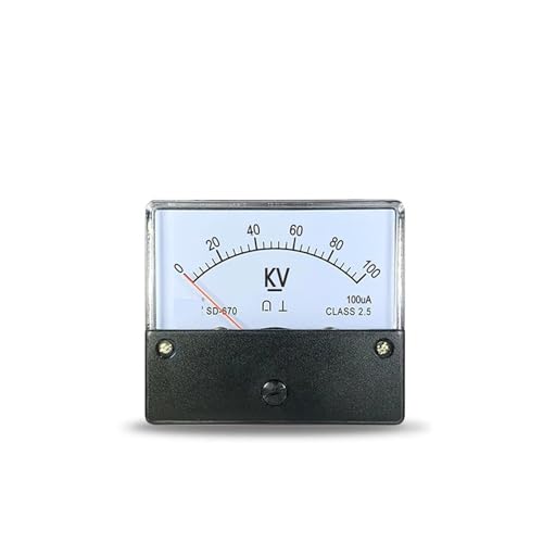 SD670 DC Hochspannungsvoltmeter 15kv 100kv 200kv Zeiger Kilovoltmeter 100ua 1St(DC 50kV 100uA) von ADGVECNF