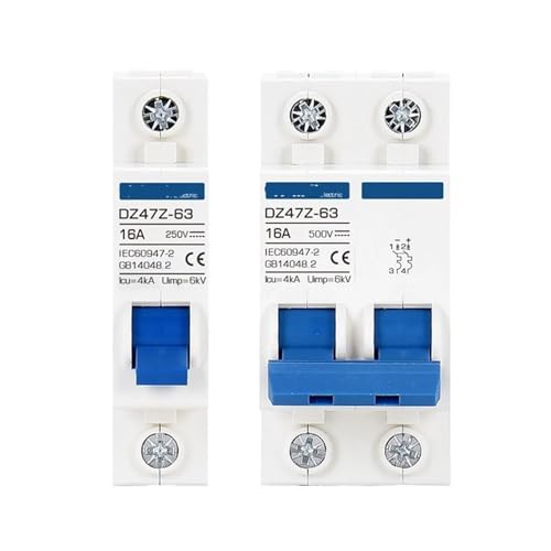 Solar Photovoltaik DC Circuit Breaker PV Schalter MCB DC250V 500V 1000V 16A-125A Luft Schalter 1Pcs(50A) von ADGVECNF