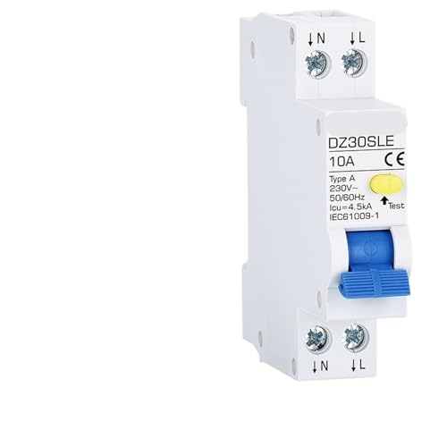 Typ A 30MA 220V Fehlerstromschutzschalter FI-SCHUTZSCHALTER 1P + N 10A-32A Leckage Überlast Schutz 1Pcs(25A) von ADGVECNF