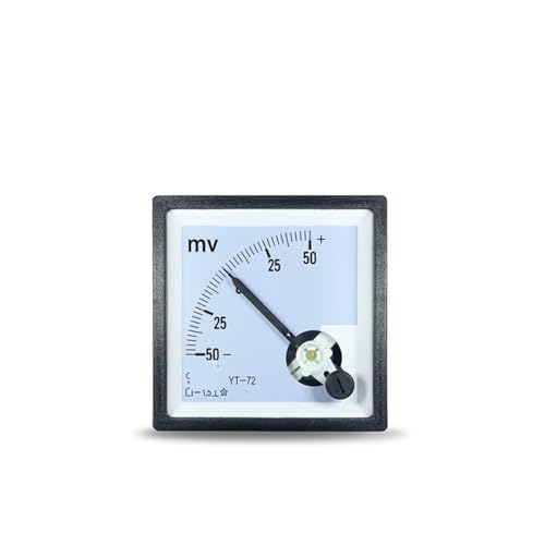 Yt72 ± Millivoltmeter Voltmeter Positiv und Negativ 50 mV Bidirektional 75 mV 100 mV 200 mV 300 mV Zeiger Cp72 1 Stück(DC100mv) von ADGVECNF