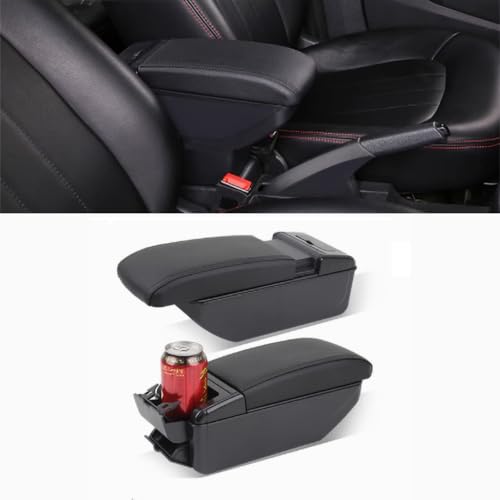 Auto Armlehnenbox Kompatibel für Honda Fit 3rd Generation 2020, Kratzfest Car Armlehne Box Mittelarmlehne Aufbewahrungsbox Autositze Zubehör von ADHD