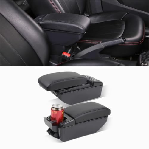 Auto Armlehnenbox Kompatibel für Honda Fit 3rd Generation 2020, Kratzfest Car Armlehne Box Mittelarmlehne Aufbewahrungsbox Autositze Zubehör von ADHD