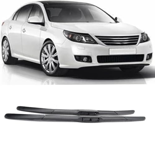 Auto Scheibenwischer für Renault Latitude Samsung SM5 Safrane 2010-2015 24''+16'', Dauerhaft Fenster Wischer Auto Optimale Wischleistung Ersatz Teile von ADHD
