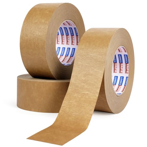 ADHES Umweltschonendes Paketband Papier, 7,5 mil, 50mm x 50m x 3 Rollen, Biodegradable Kraft Packing Tape Beschreibbar & Unbeschichtet zum Versenden, Umziehen, Versiegeln ADHES Umweltschonendes Paketband Papier, 7,5 mil, 50mm x 50m x 3 Rollen, Biodegradable Kraft Packing Tape Beschreibbar & Unbeschichtet zum Versenden, Umziehen, Versiegeln von ADHES TAPE PURSUIT OF PERFECTION
