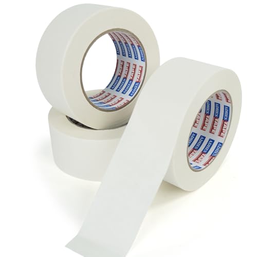 ADHES weißes Kraftpapier-Band, biologisch abbaubares 50mm x 50m 3 Rolls Kraftpapier-Band Umweltfreundliches Verpackungsband-Karton-Boxen für Transport und Bewegung für Verpackungsgebrauch ADHES weißes Kraftpapier-Band, biologisch abbaubares 50mm x 50m 3 Rolls Kraftpapier-Band Umweltfreundliches Verpackungsband-Karton-Boxen für Transport und Bewegung für Verpackungsgebrauch von ADHES TAPE PURSUIT OF PERFECTION
