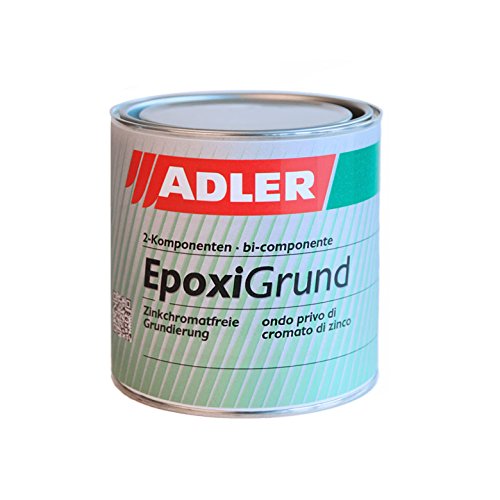 ADLER 2K-Epoxi-Grund 800g Hellgrau Zinkchromatfrei Lack - Grundierung auf Epoxibasis von ADLER