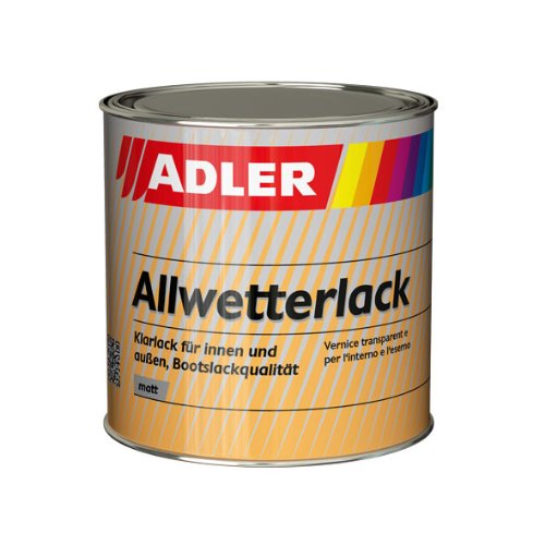 ADLER Allwetterlack Bootslackqualität Glänzend 375 ml - Klarlack für außen von ADLER
