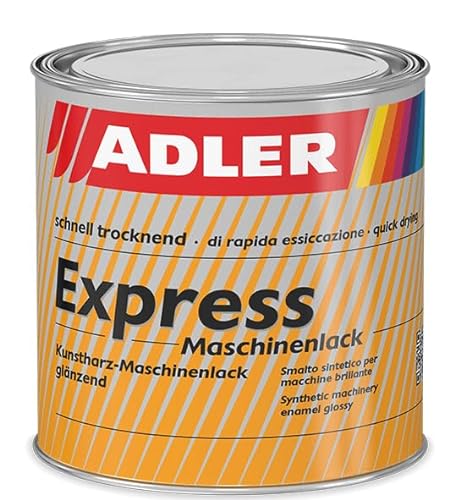 ADLER Express-Maschinenlack Weiß 750ml, Kunstharzlack Spritzlack- Lackierung von Land- und Industriemaschinen, wetterbeständig von ADLER