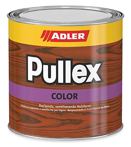 ADLER Pullex Color RAL7032 Kieselgrau 750ml Holzschutz Holzfarbe Außenfarbe grau von ADLER