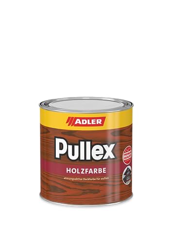 ADLER Pullex Holzfarbe - deckende Wetterschutzfarbe für Sanierung und Neuanstrich mit Schutz vor Bläue- und Schimmelpilz - RAL3011 Braunrot 2,5l von ADLER