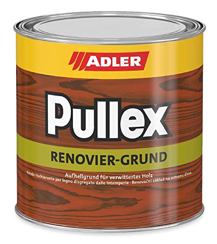 ADLER Pullex Renovier-Grund - 2.5 l Rot - Holzgrundierung außen, Imprägniergrund & Renovierung von ADLER