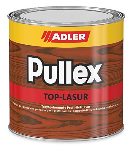 ADLER Pullex Top-Lasur - 5 L Palisander - Tropfgehemmte Holzlasur in Profi-Qualität für Holz außen - Lasur in verschiedenen Holzfarbtönen von ADLER