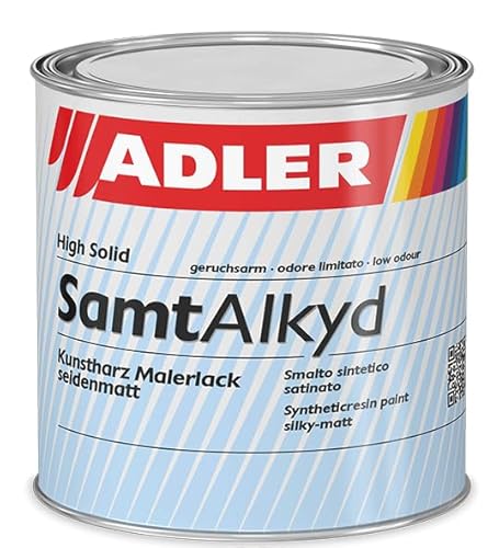 ADLER Samtalkyd Mattlack - RAL8011 Nussbraun 750 ml - Premium Kunstharzlack matt, Decklack für innen und außen mit guter Wetter- und Vergilbungsbeständigkeit, Bootslack Qualität von ADLER