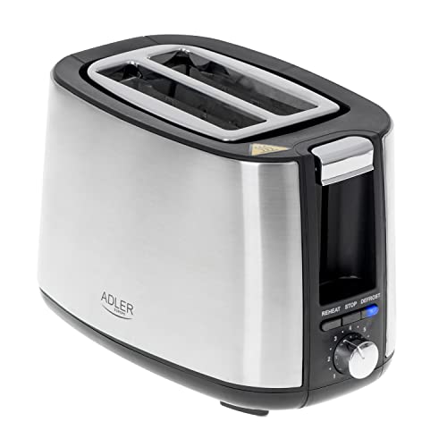 ADLER Toaster, 650-750 W Leistung, 7 Bräunungsstufen von ADLER