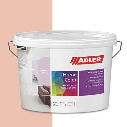 Aviva Home-Color Wandfarbe B08-4 Rosenrot 3 L von ADLER