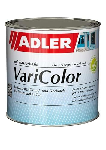 Buntlack Acryllack ADLER Varicolor in vielen Farbtönen, wasserbasiert 2,5l E20 abgetönt auf Anthrazit von ADLER