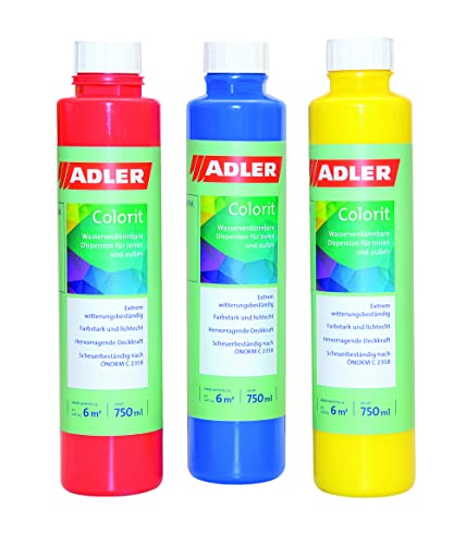 ADLER AVIVA Colorit-AF 501 Weiß 750 ml Volltonfarbe Abtönfarbe Wandfarbe von ADLER