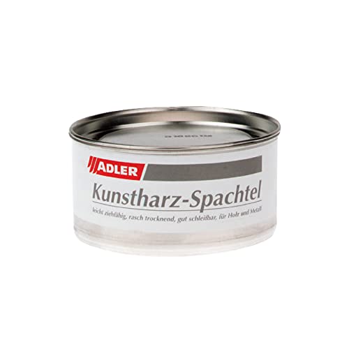 Kunstharzs-Spachtel weiß 1kg Universalspachtel innen und außen Löcher und Risse ausbessern für Holz, Metall von ADLER