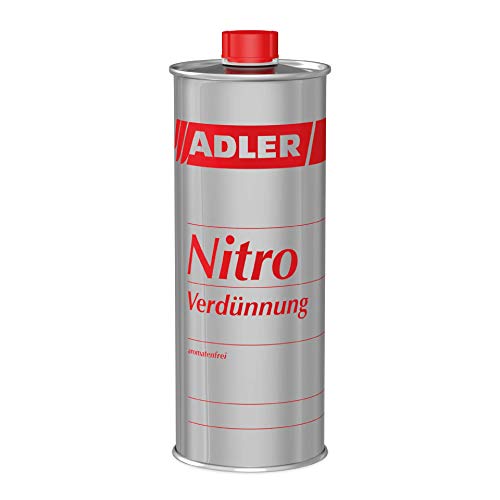 Nitro-Verdünnung 500ml Aromatenfrei - Hochwertiger Nitroverdünner, Universalverdünnung, Pinselreiniger von ADLER