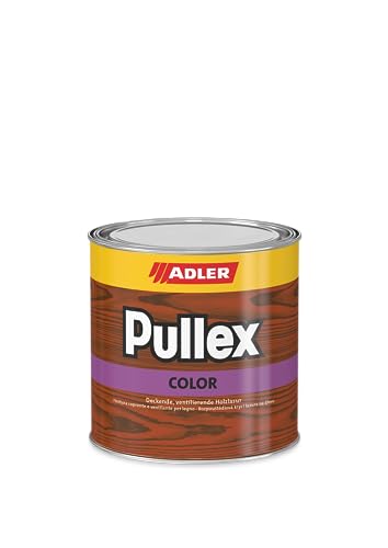 ADLER Pullex Color Holzfarbe bunt außen RAL9016 Verkehrsweiß 750ml von ADLER